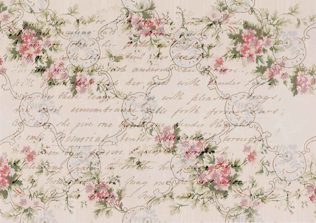 Shabby Roses A4