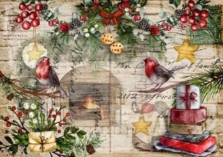 Festive Robins