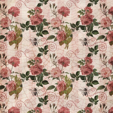 Roses and Stripes A3