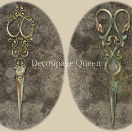Dainty and the Queen - Pair of Scissors A4