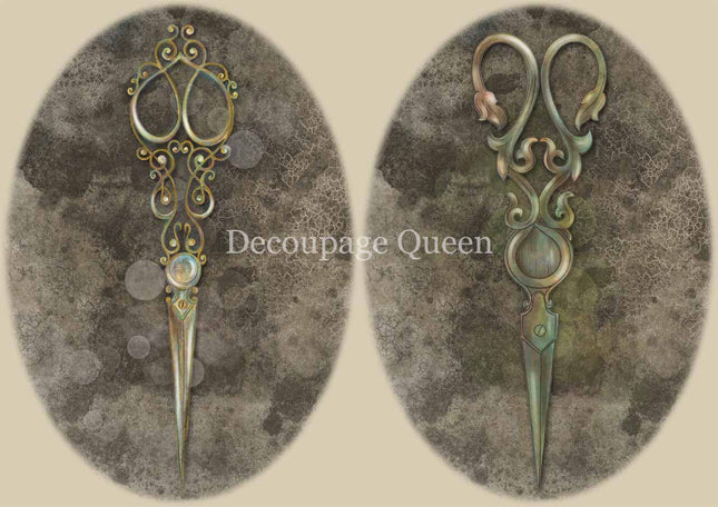 Dainty and the Queen - Pair of Scissors A4