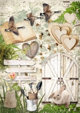 Decoupage Queen This Way for Spring A4