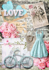 Decoupage Queen Love is in the Air A4