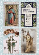 Decoupage Queen He is Risen A4