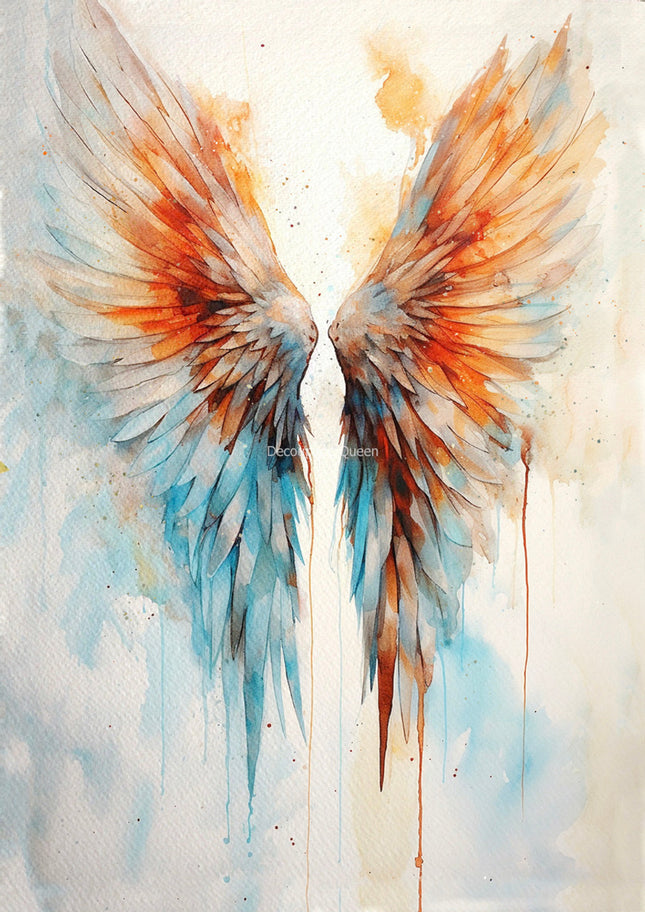 Decoupage Queen Andy Skinner Watercolor Wings II A4