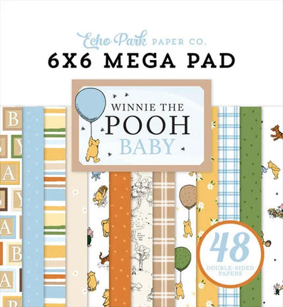 Winnie The Pooh Baby 6x6 Inch Cardmakers Mega Pad