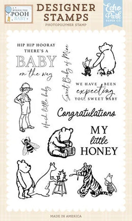 Winnie The Pooh Baby Designer Stamps My Little Honey
