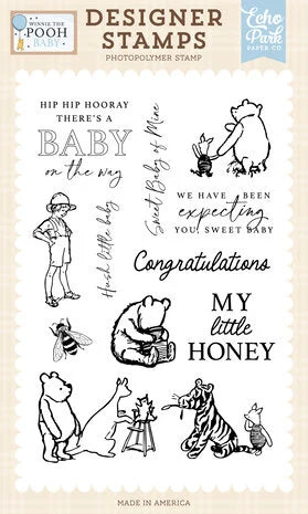 Winnie The Pooh Baby Designer Stamps My Little Honey