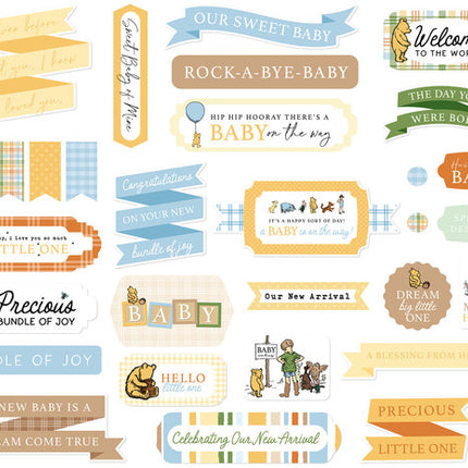 Echo Park Winnie The Pooh Baby Titles & Phrases