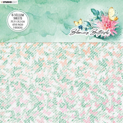 Studio Light • Blooming Butterfly Vellum Set Background Patterns