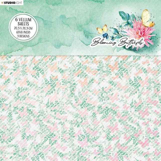 Studio Light • Blooming Butterfly Vellum Set Background Patterns