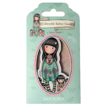 Gorjuss Cling Stamp Seven Sisters