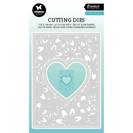 Studio Light • Essentials Cutting Die Floral Heart Frame