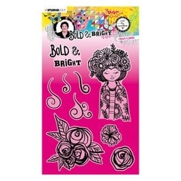 Studio Light • Bold & Bright clear stempel Frida's flowers