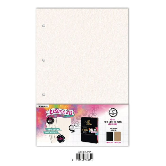 Studio Light • Essentials re-fill for The artist size journal White