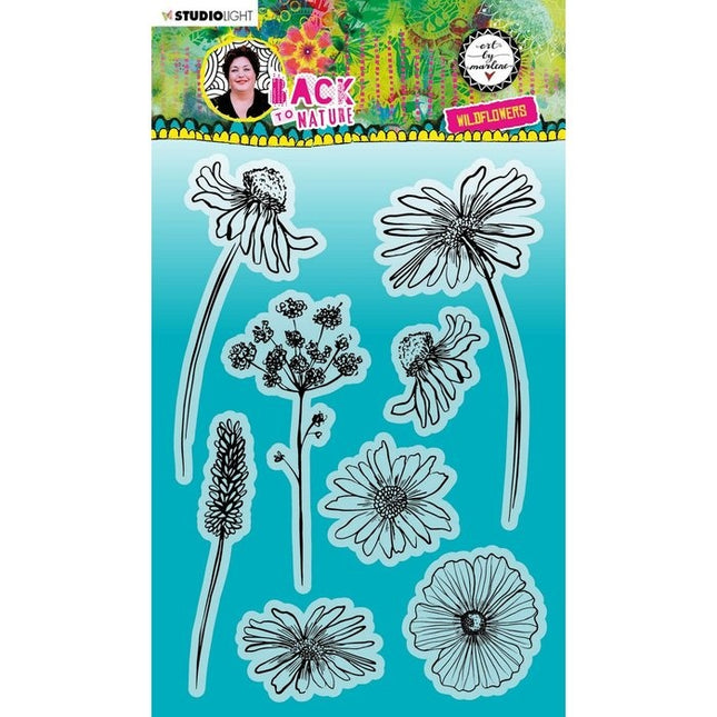 Studio Light • Back to Nature Clear Stempel Wildflowers
