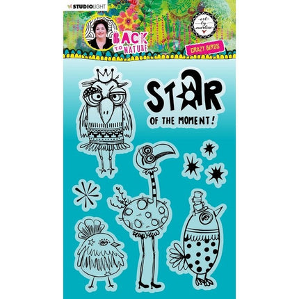 Studio Light • Back to Nature Clear Stempel Crazy Birds