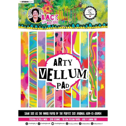Studio Light • Back to Nature Paper Pad Arty Vellum