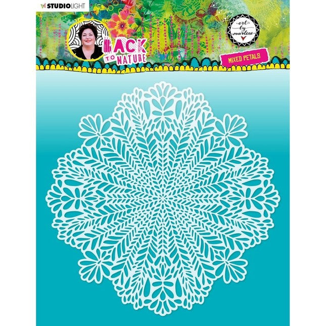 Studio Light • Back to Nature Mask Stencil Mixed Petals