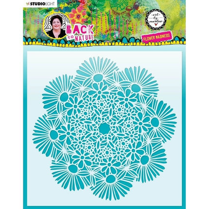Studio Light • Back to Nature Mask Stencil Flower Madness