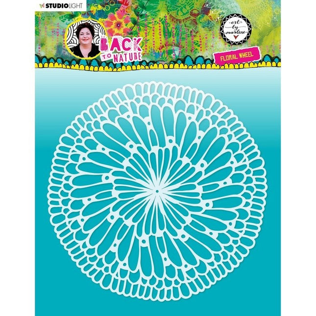 Studio Light • Back to Nature Mask Stencil Floral Wheel
