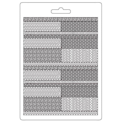 Soft Mould A5 - Bauhaus textile pattern