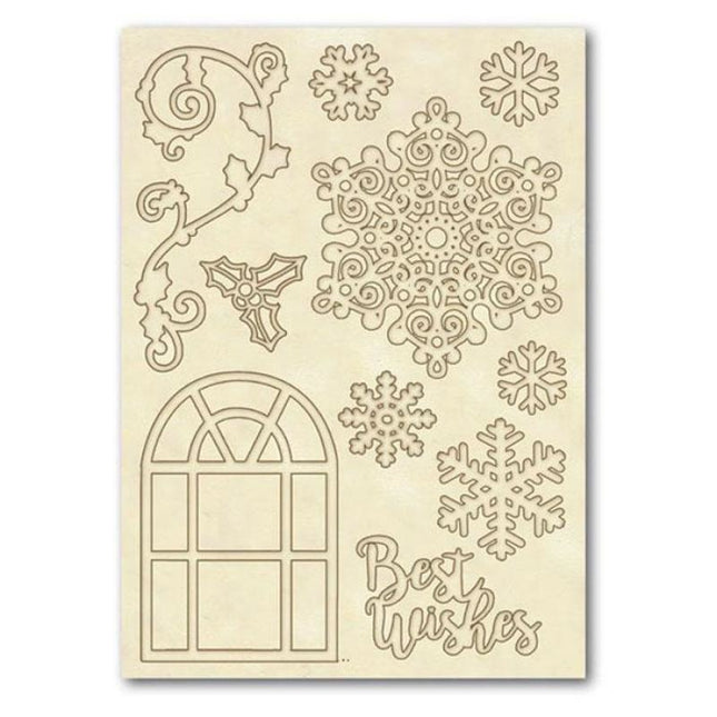 Wooden frames A5 size - Best wishes