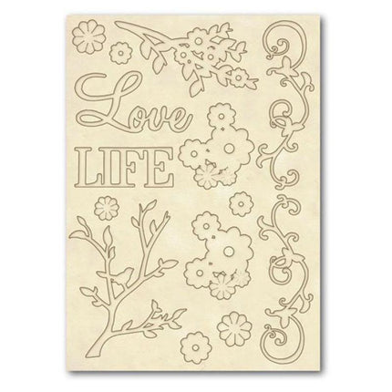 Wooden frames A5 size - Love & Life