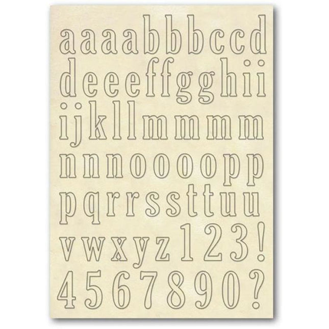 Wooden frames A5 size - Lower case Alphabet
