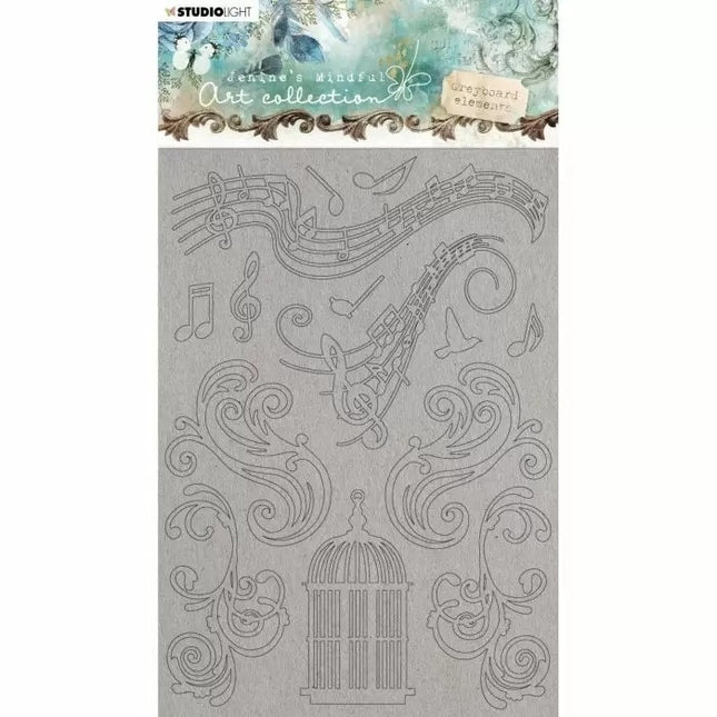 Studio Light • Greyboard A5 Jenine's mindful art 2,0 nr,01