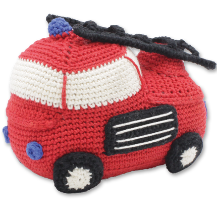 Haakpakket Brandweerwagen - Amigurumi DIY Kit