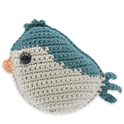 Haakpakket Vogeltje Blauw - Amigurumi DIY Kit