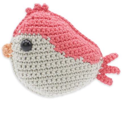 Haakpakket Vogeltje Rood - Amigurumi DIY Kit
