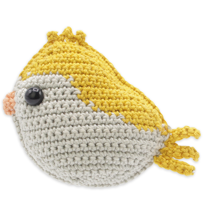 Haakpakket Vogeltje Geel - Amigurumi DIY Kit