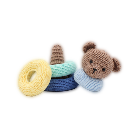 Haakpakket Stapelbeer - Amigurumi DIY Kit