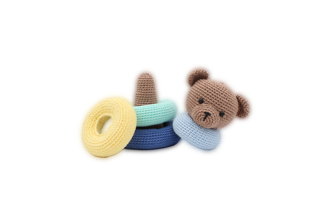 Haakpakket Stapelbeer - Amigurumi DIY Kit