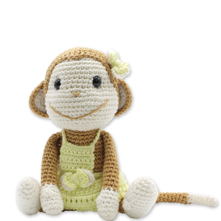 Haakpakket Aapje Nikki - Amigurumi DIY Kit