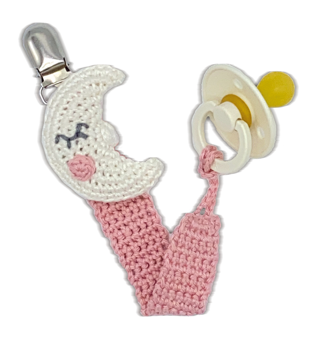 Haakpakket Speenkoord Maan - Amigurumi DIY Kit