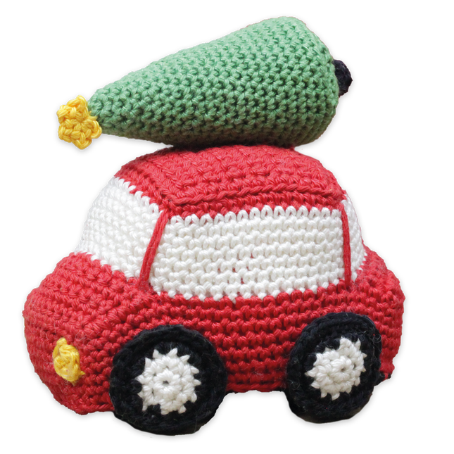Haakpakket Kerstauto - Amigurumi DIY Kit