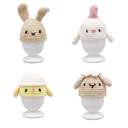 Haakpakket Eierwarmers - Amigurumi DIY Kit