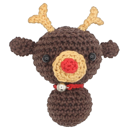 Haakpakket Mini rendier hanger - Amigurumi DIY Kit
