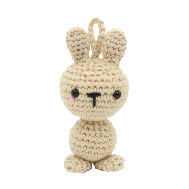 Haakpakket Hanger Mini Konijntje - Amigurumi DIY Kit