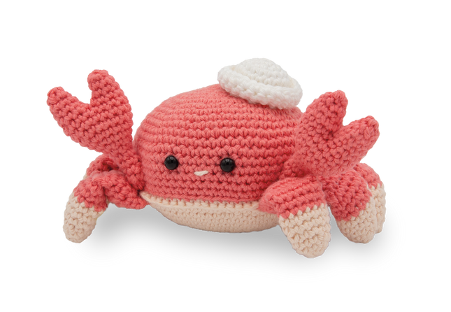Haakpakket Marleen Krab - Amigurumi DIY Kit