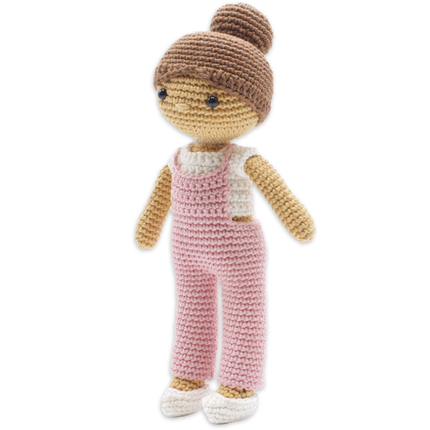 Haakpakket Meisje Roos - Amigurumi DIY Kit
