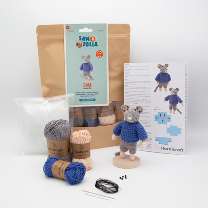 Haakpakket Sam - Amigurumi DIY Kit