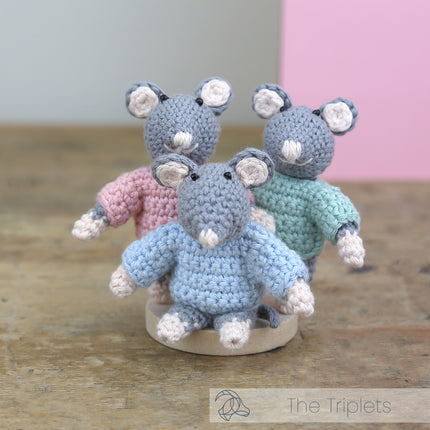 Haakpakket De drieling - Amigurumi DIY Kit