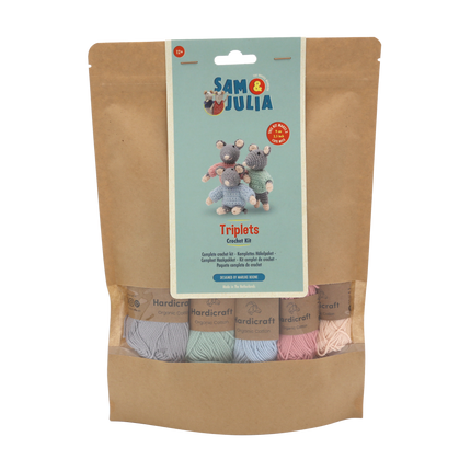 Haakpakket De drieling - Amigurumi DIY Kit