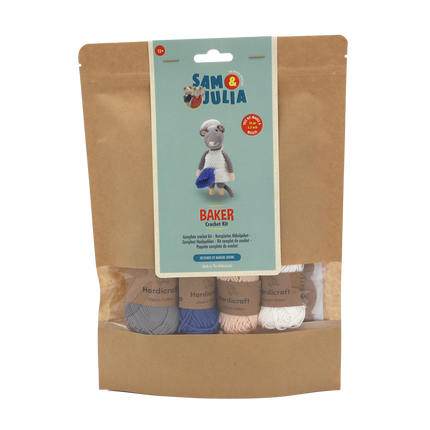 Haakpakket Bakker Muis - Amigurumi DIY Kit