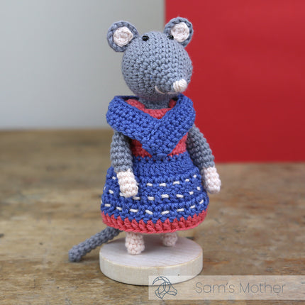 Haakpakket Moeder muis - Amigurumi DIY Kit