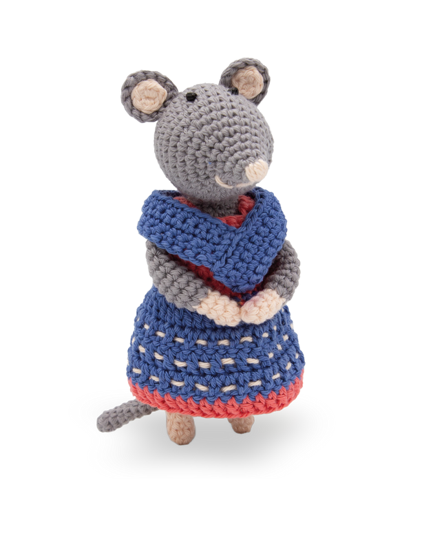 Haakpakket Moeder muis - Amigurumi DIY Kit